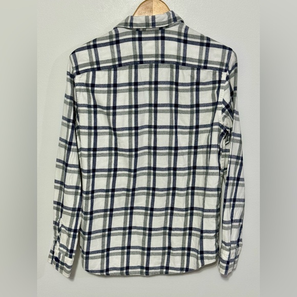 American Eagle Men's M Button Shirt Long Sleeve Plaid Multicolor Flannel Plaid - Picture 2 of 4